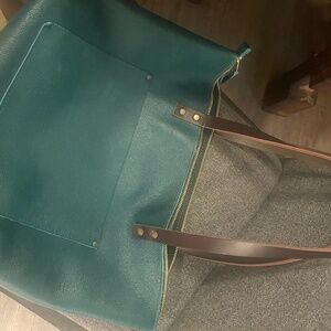 Portland leather tote